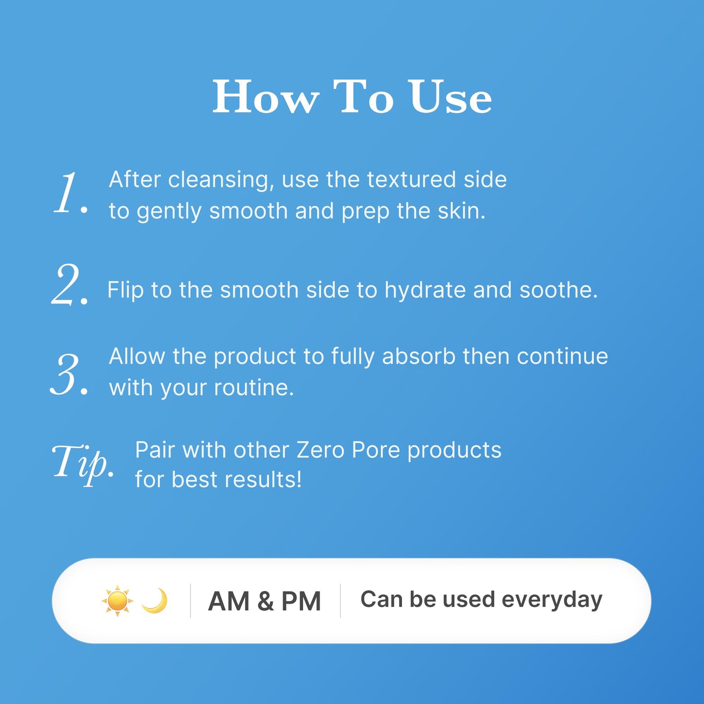 medicube Toner Pads Zero Pore Pad 2.0 for Exfoliation and Pore Care | Dual-Textured Facial Pad with 4.5% AHA Lactic Acid, 0.45% BHA Salicylic Acid - For All, Korean Skin Care, 70 Pads, 1 Pack