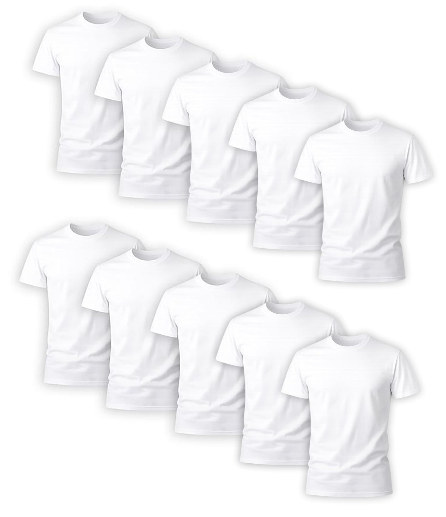 Hanes Men's Undershirt Packs, Stay-Tucked Soft Cotton Undershirts, Best Undershirts for Men, White/Black/Asstd Multipacks