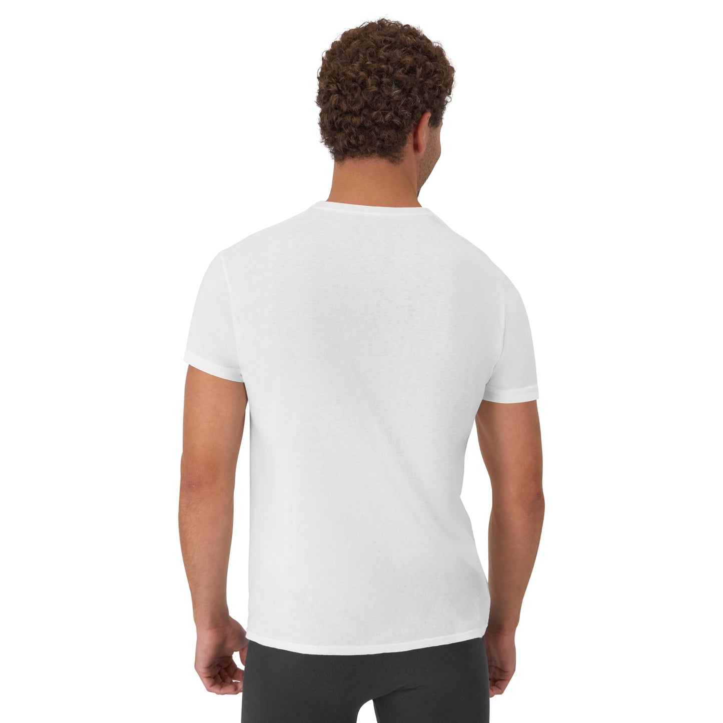 Hanes Men's Undershirt Packs, Stay-Tucked Soft Cotton Undershirts, Best Undershirts for Men, White/Black/Asstd Multipacks