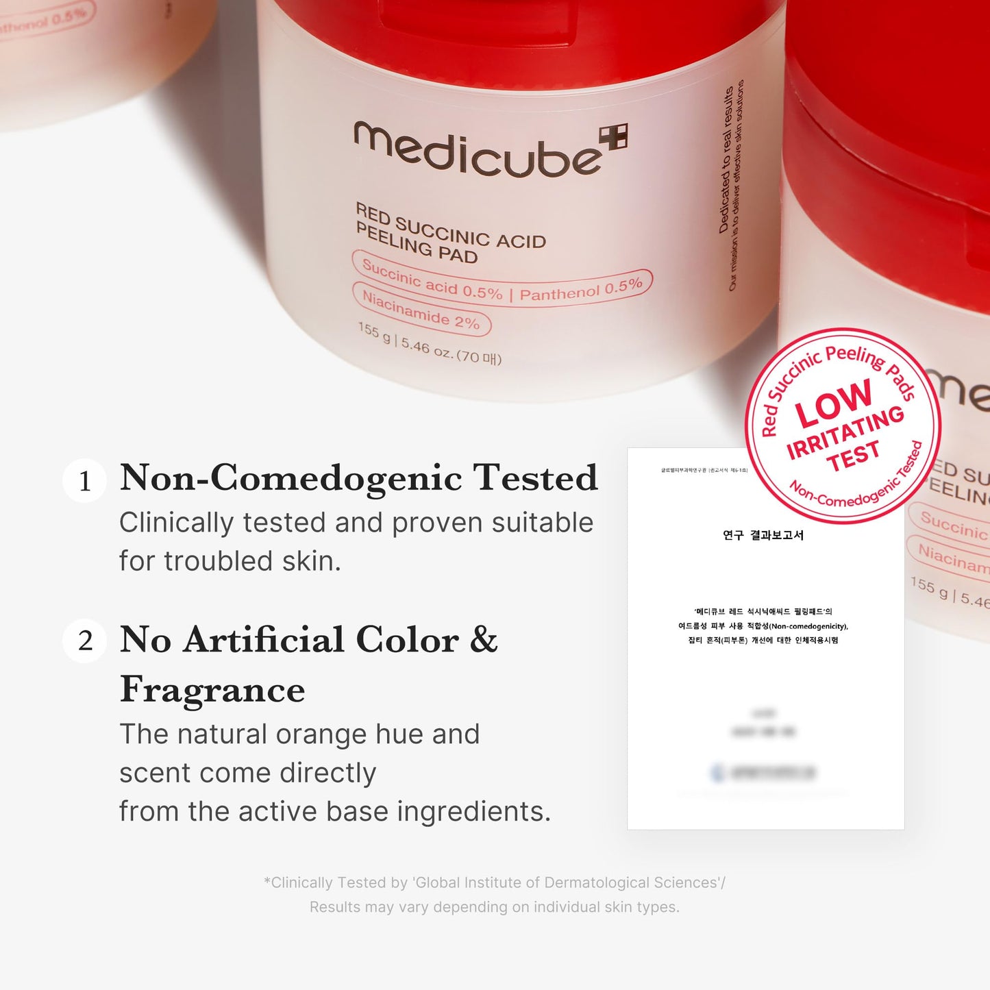 medicube Toner Pads Zero Pore Pad 2.0 for Exfoliation and Pore Care | Dual-Textured Facial Pad with 4.5% AHA Lactic Acid, 0.45% BHA Salicylic Acid - For All, Korean Skin Care, 70 Pads, 1 Pack