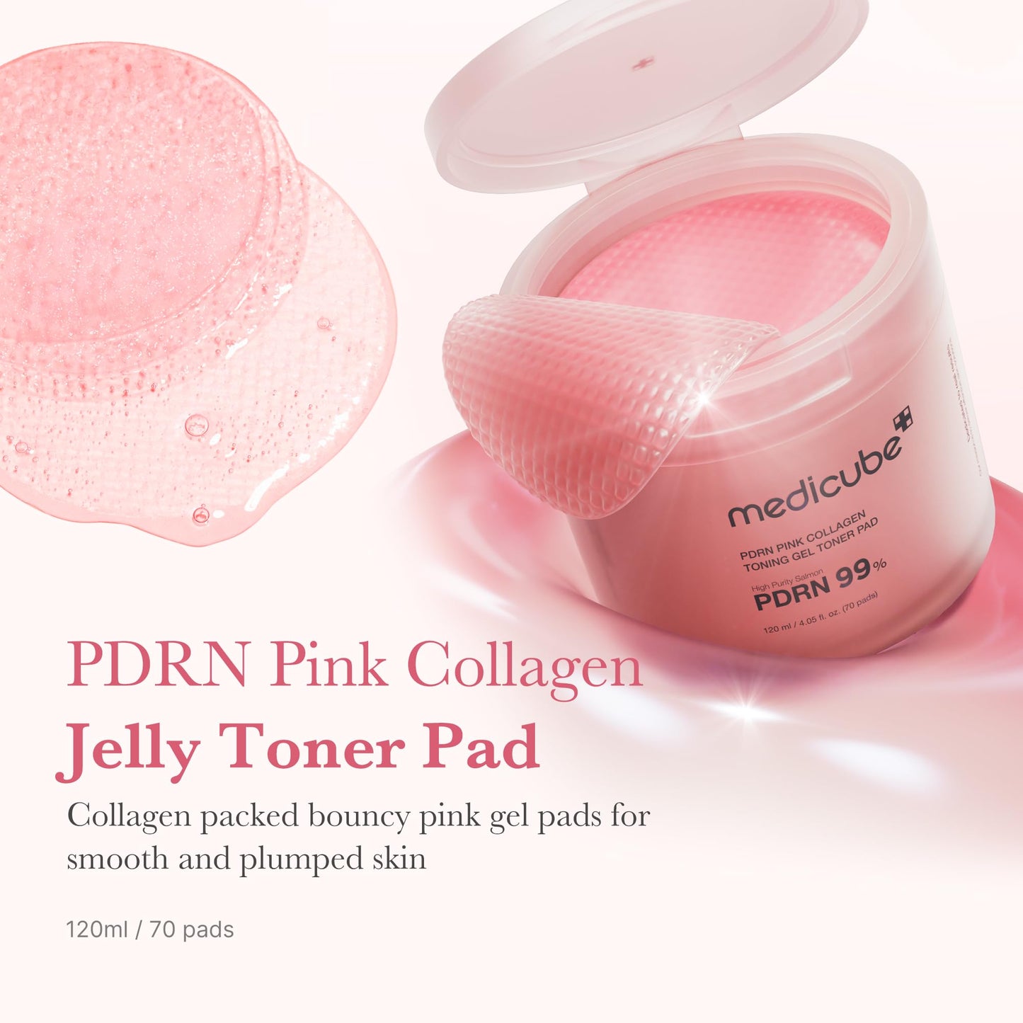 medicube Toner Pads Zero Pore Pad 2.0 for Exfoliation and Pore Care | Dual-Textured Facial Pad with 4.5% AHA Lactic Acid, 0.45% BHA Salicylic Acid - For All, Korean Skin Care, 70 Pads, 1 Pack
