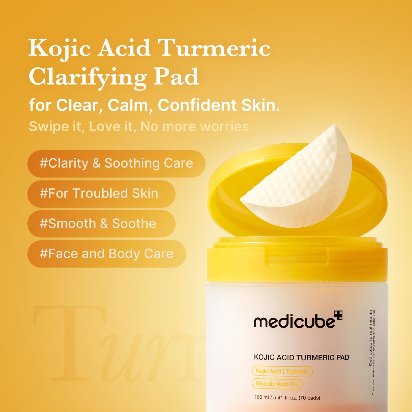 medicube Toner Pads Zero Pore Pad 2.0 for Exfoliation and Pore Care | Dual-Textured Facial Pad with 4.5% AHA Lactic Acid, 0.45% BHA Salicylic Acid - For All, Korean Skin Care, 70 Pads, 1 Pack