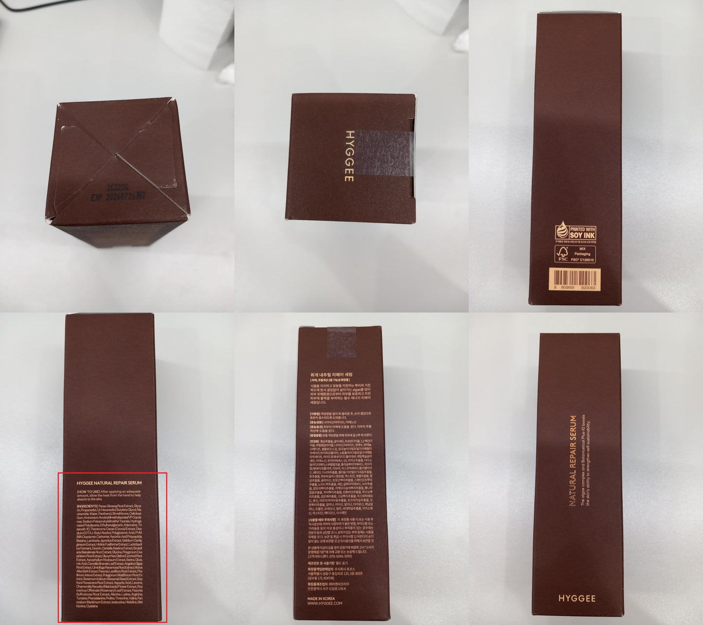 Natural Repair Serum - Hydrating & Nourishing Face Serum with Ginseng Extract - Antioxidant & Rejuvenating - Highly Concentrated Formula for Night Treatment - Skin Irritation Free, 1.01 fl.oz.