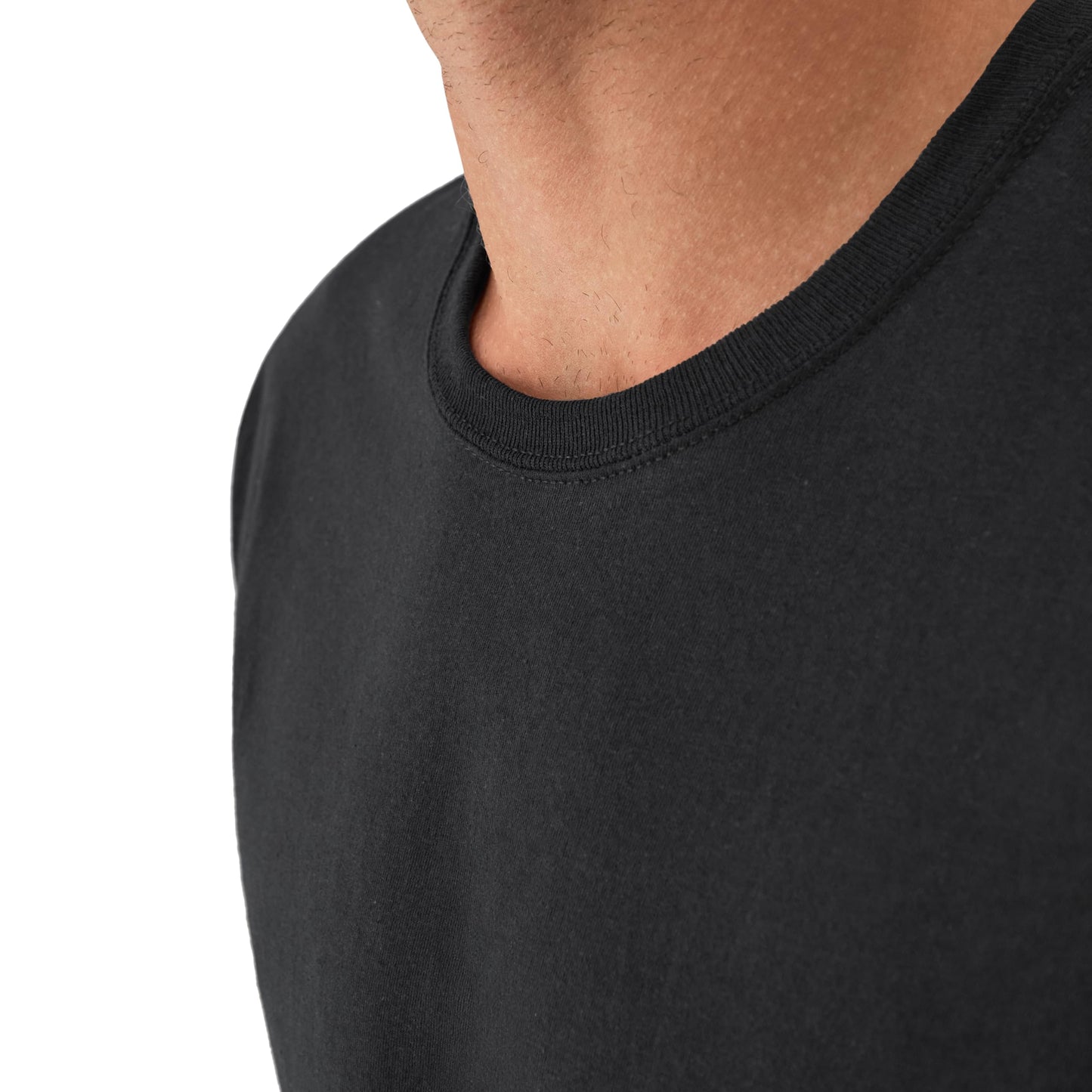 Hanes Men's Undershirt Packs, Stay-Tucked Soft Cotton Undershirts, Best Undershirts for Men, White/Black/Asstd Multipacks
