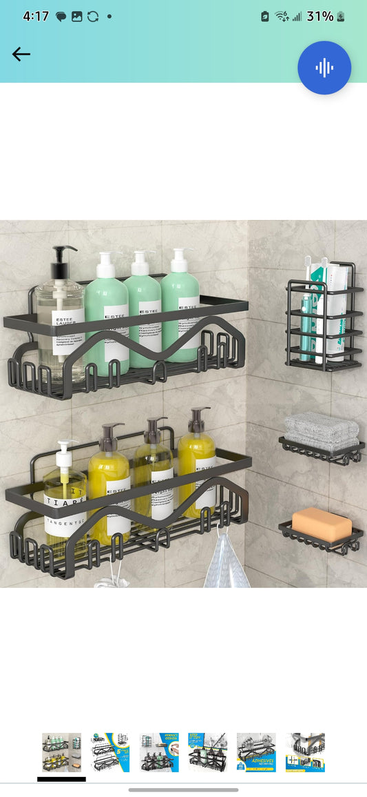 Bathroom shelves